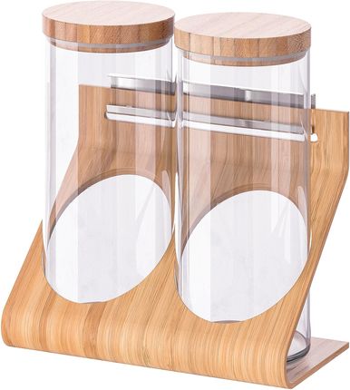 Rimforsa Handle With Containers Glass Bamboo