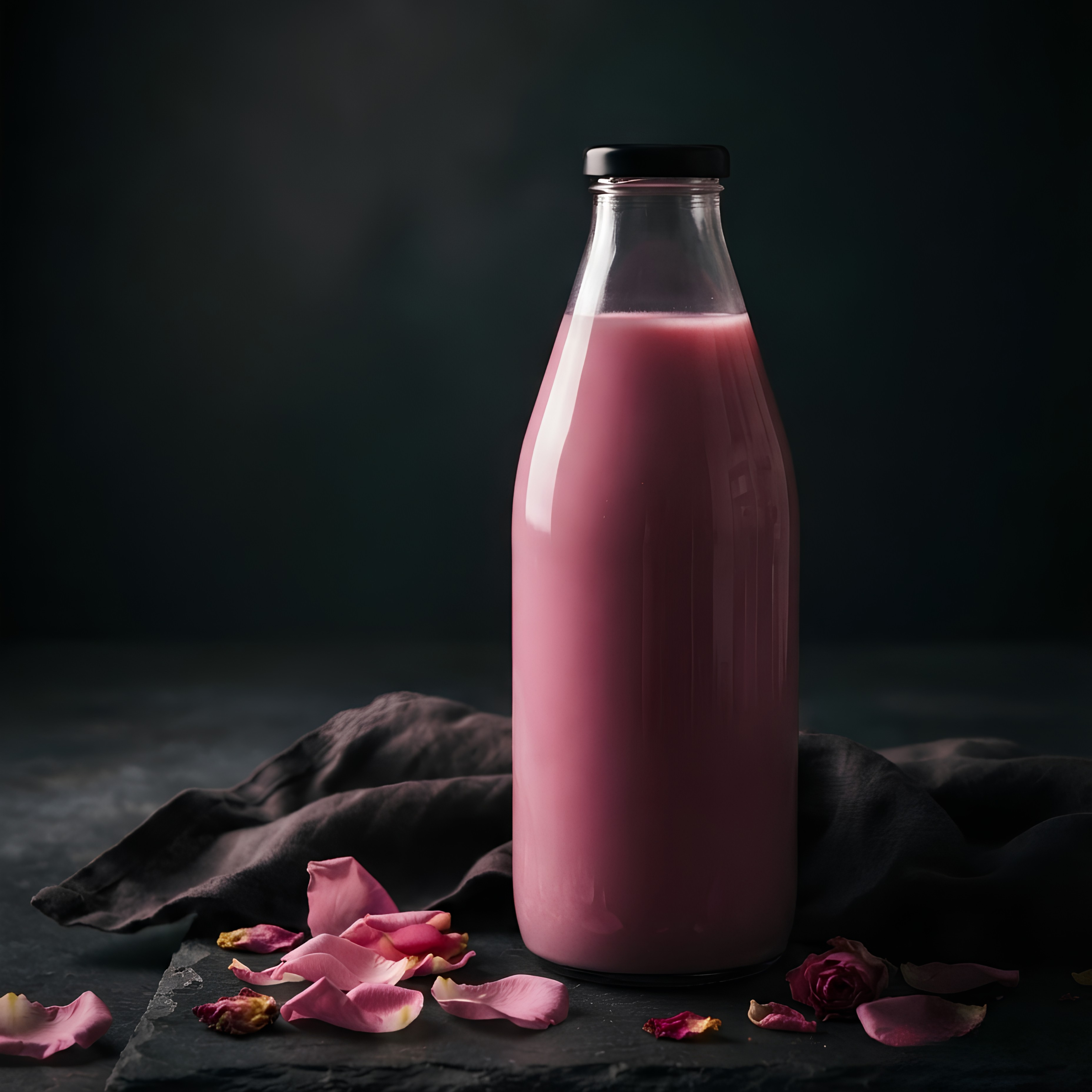 Homesop 1 Litre Glass Beverage Bottle