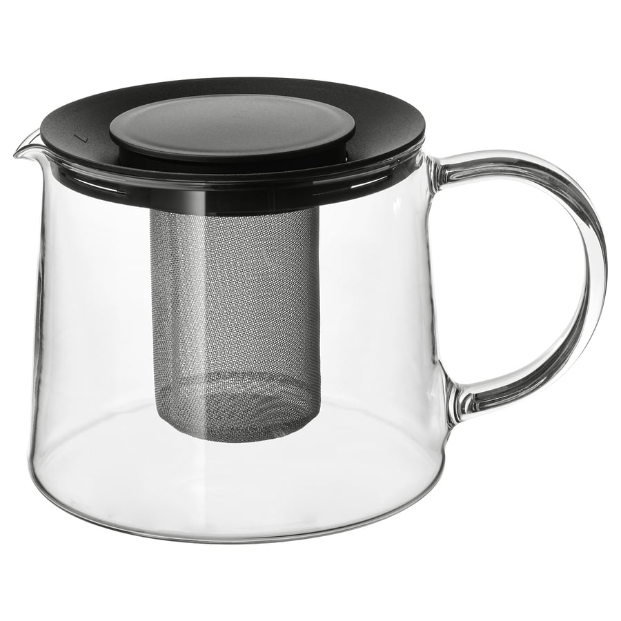 RIKLIG
Teapot, glass, 1.5 l