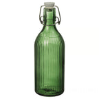VINTERFINT
Bottle with stopper, glass green, 0.5 l