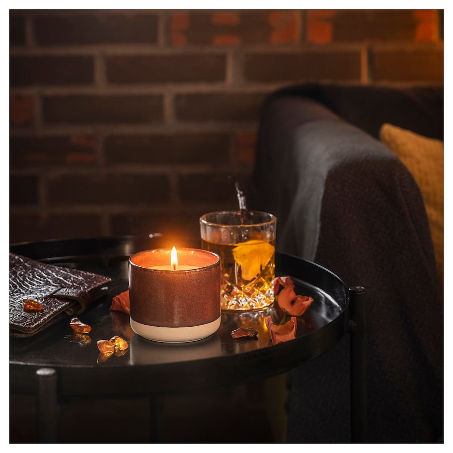 SCENTED CANDLE AMBER 25 HR