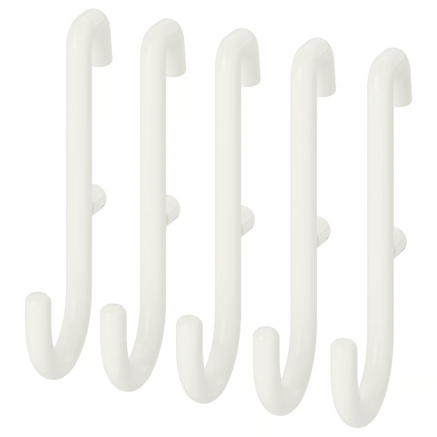 SKÅDIS Hook, white /5 pack