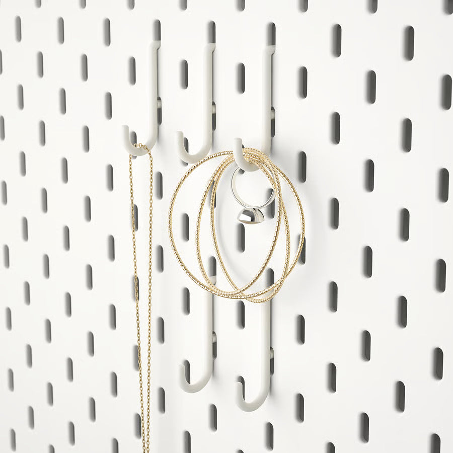 SKÅDIS Hook, white /5 pack