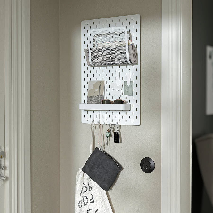 SKÅDIS Hook, white /5 pack