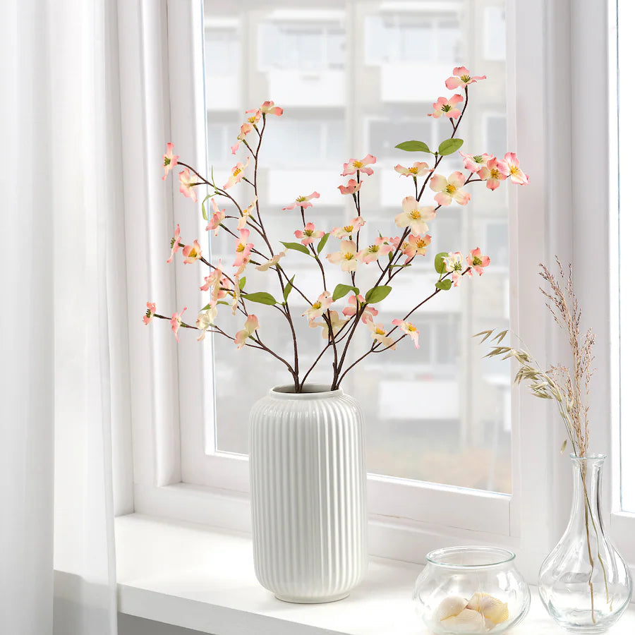 SMYCKA Artificial flower, in/outdoor/Dogwood pink