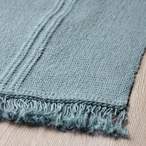 SORTSÖRug, flatwoven, light blue