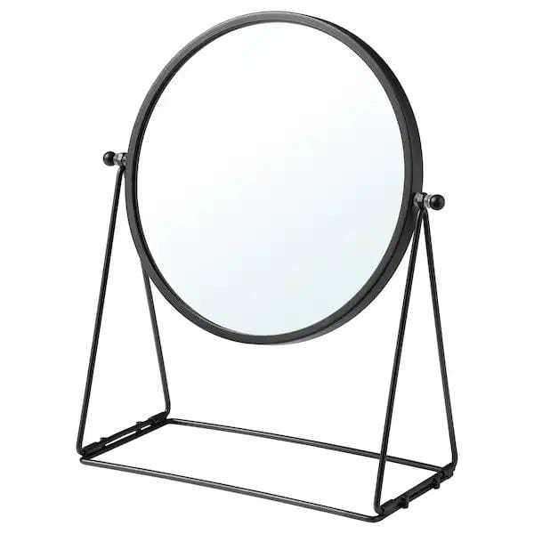 Table Mirror Dark Grey - 17 cm