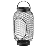 TOPPIGLantern for block candle, black, 36 cm