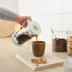 UPPHETTA Coffee/tea maker, glass/stainless steel, 1 l