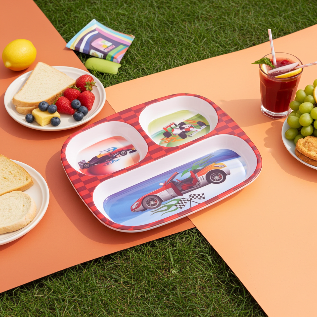 3-Partition Rectangular Plate