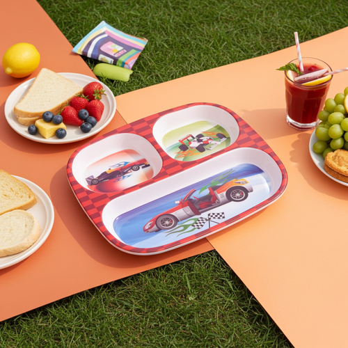 3-Partition Rectangular Plate