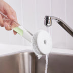 VIDEVECKMAL 3-piece dish sponge set w dispenser