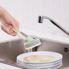 VIDEVECKMAL 3-piece dish sponge set w dispenser