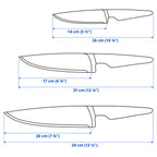 VÖRDA 3-piece knife set
