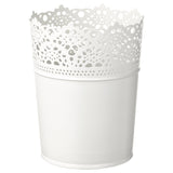 SKURARplant pot 15 cm in/outdoor/off-white