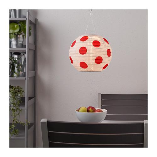 SOLVINDENLED solar-powered pendant lamp