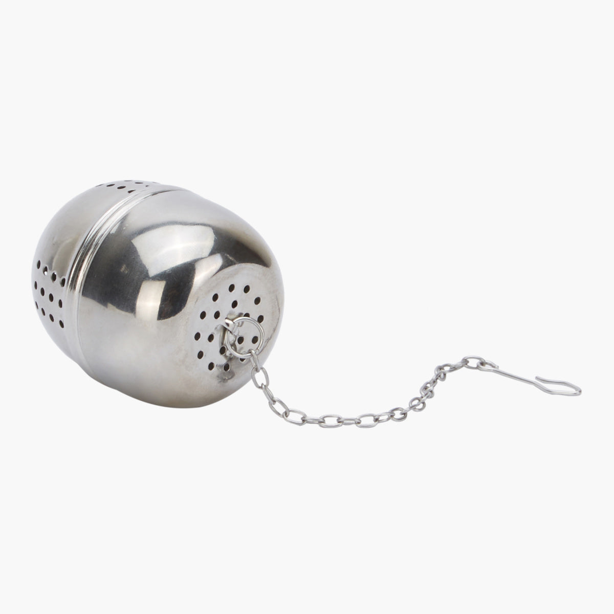 Crystal Tea Ball with Metallic Chain