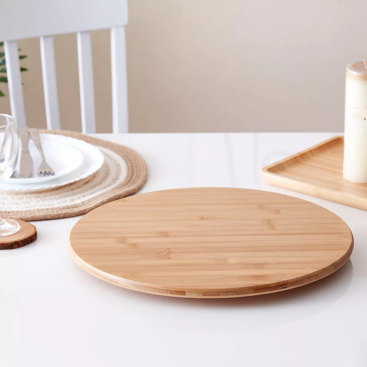 Bamboo Lazy Susan - 39 cms