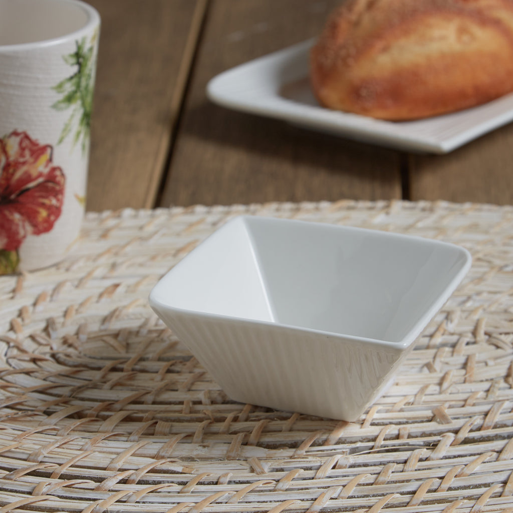 Ripple Textured Rice Bowl