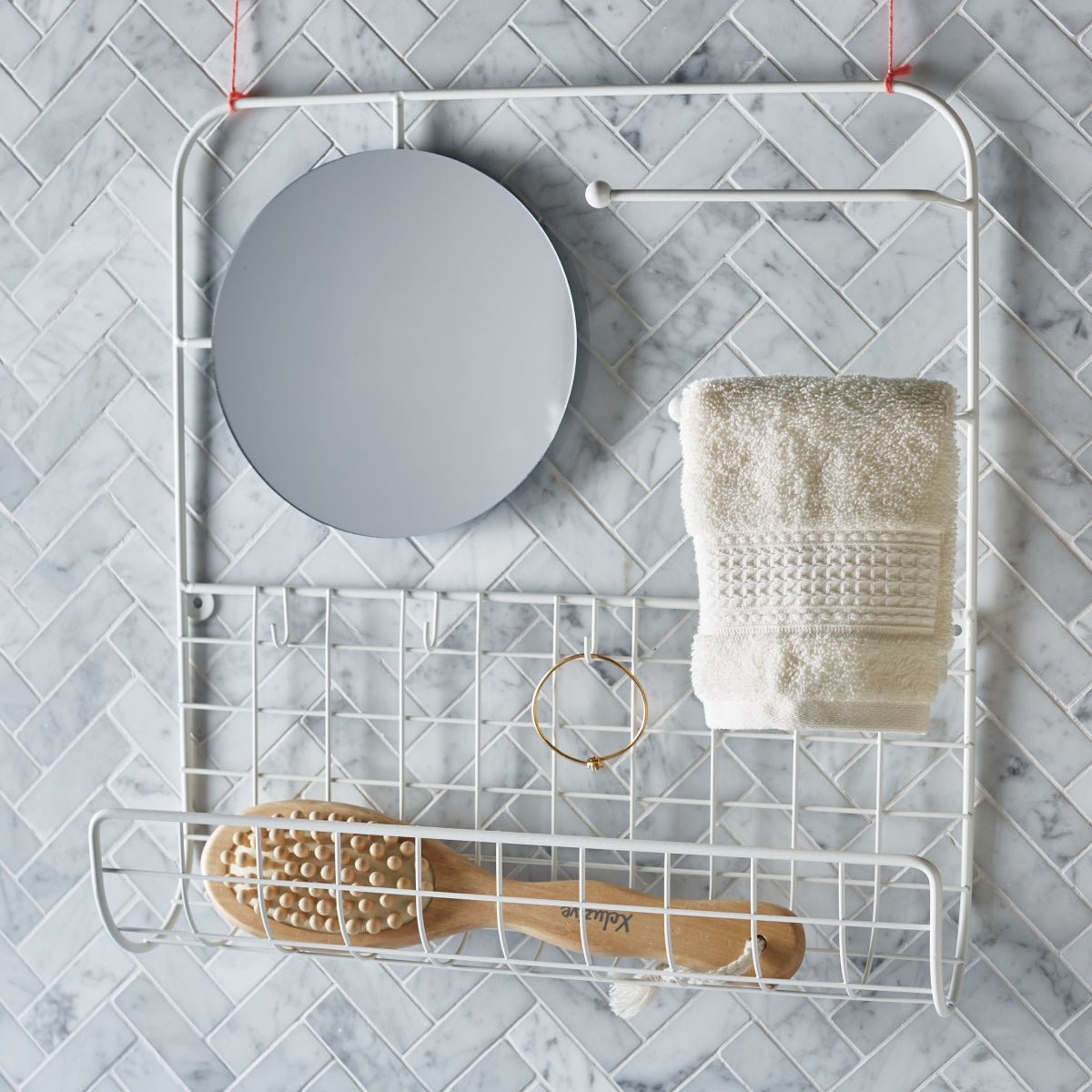 Mirror Side Rack Wall Mounted Mirror and Storage Rack – HomesopSolutions