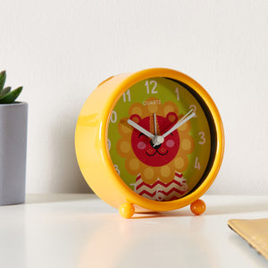 Mel Circular Lion Printed Clock