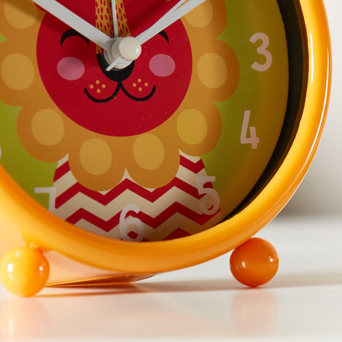 Mel Circular Lion Printed Clock