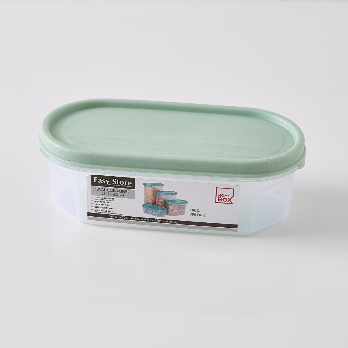 Easy Store Oval Container - 600 ml