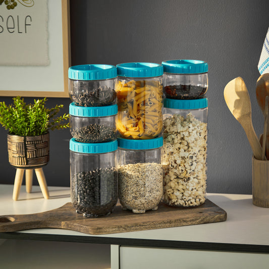 Spectra Stack & Store 7-Piece Jar Set