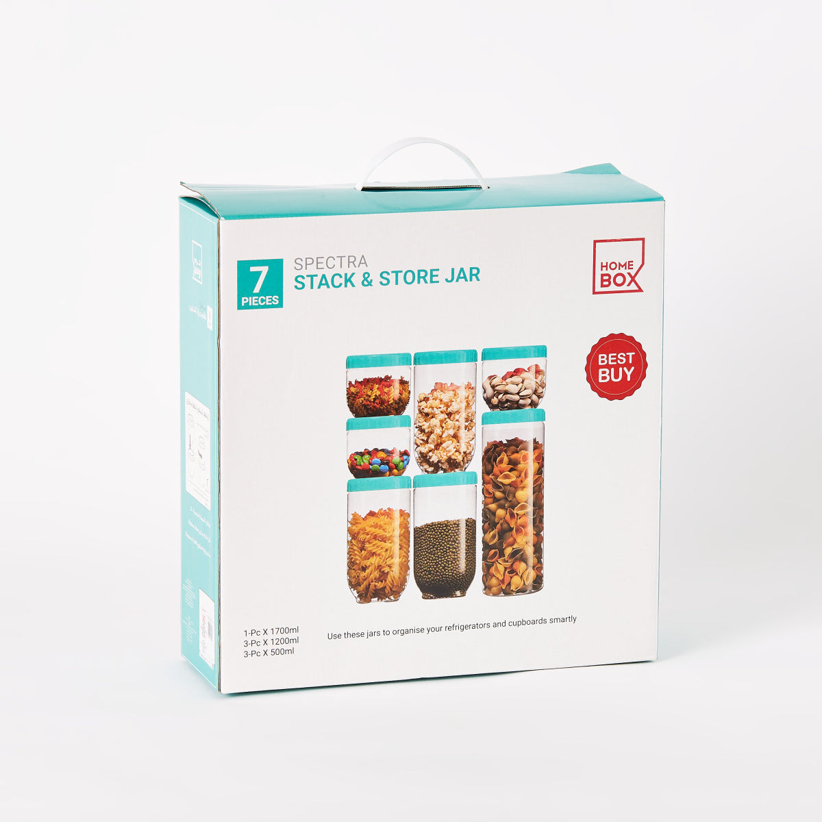 Spectra Stack & Store 7-Piece Jar Set