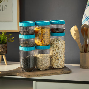 Spectra Stack & Store 7-Piece Jar Set