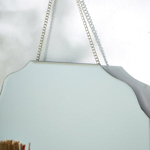 Mirror with Chain Hanger/ hanging mirror