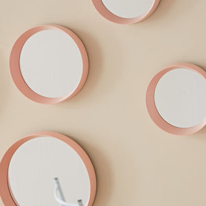 Homebox Ria 5-Piece Decorative Wall Mirror Set pink 