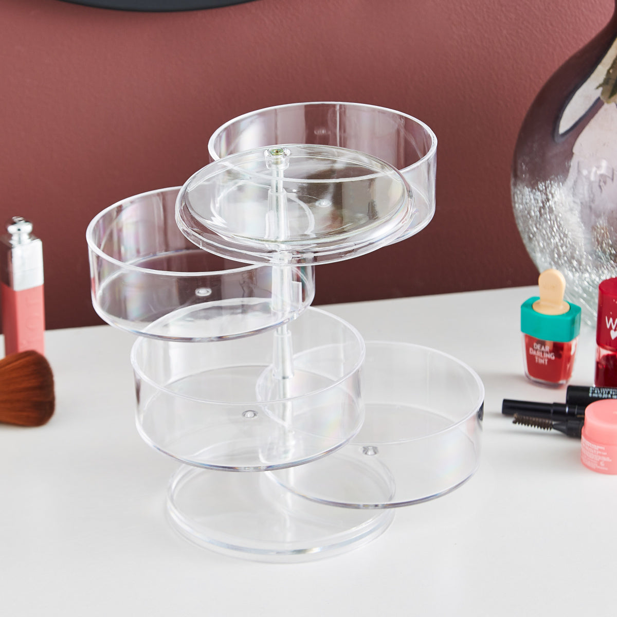 Crystal Cosmetics Organiser