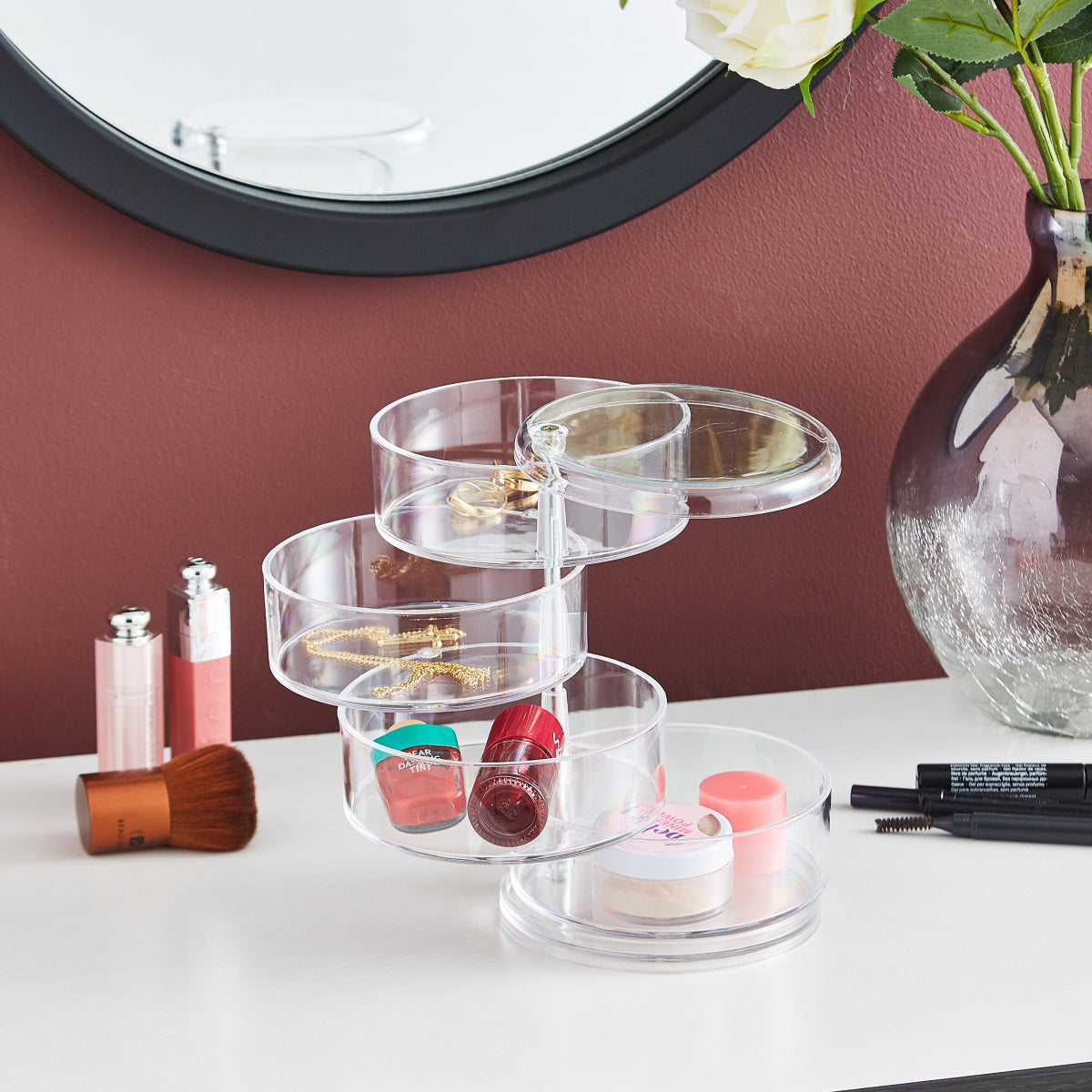 Crystal Cosmetics Organiser