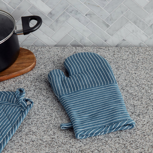 Twill Stripe Oven Mitten