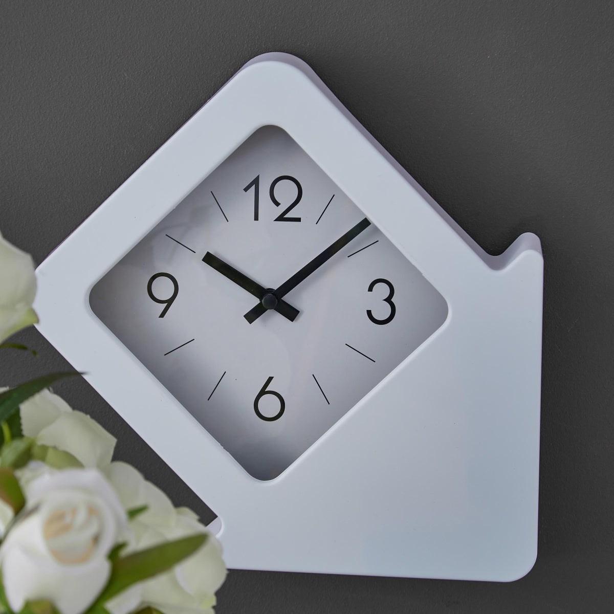 Mila Diamond Shaped Wall Clock