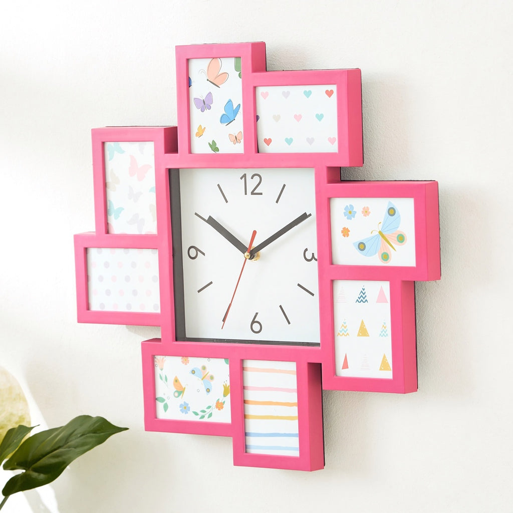 Era Wall Clock with Photo Frame