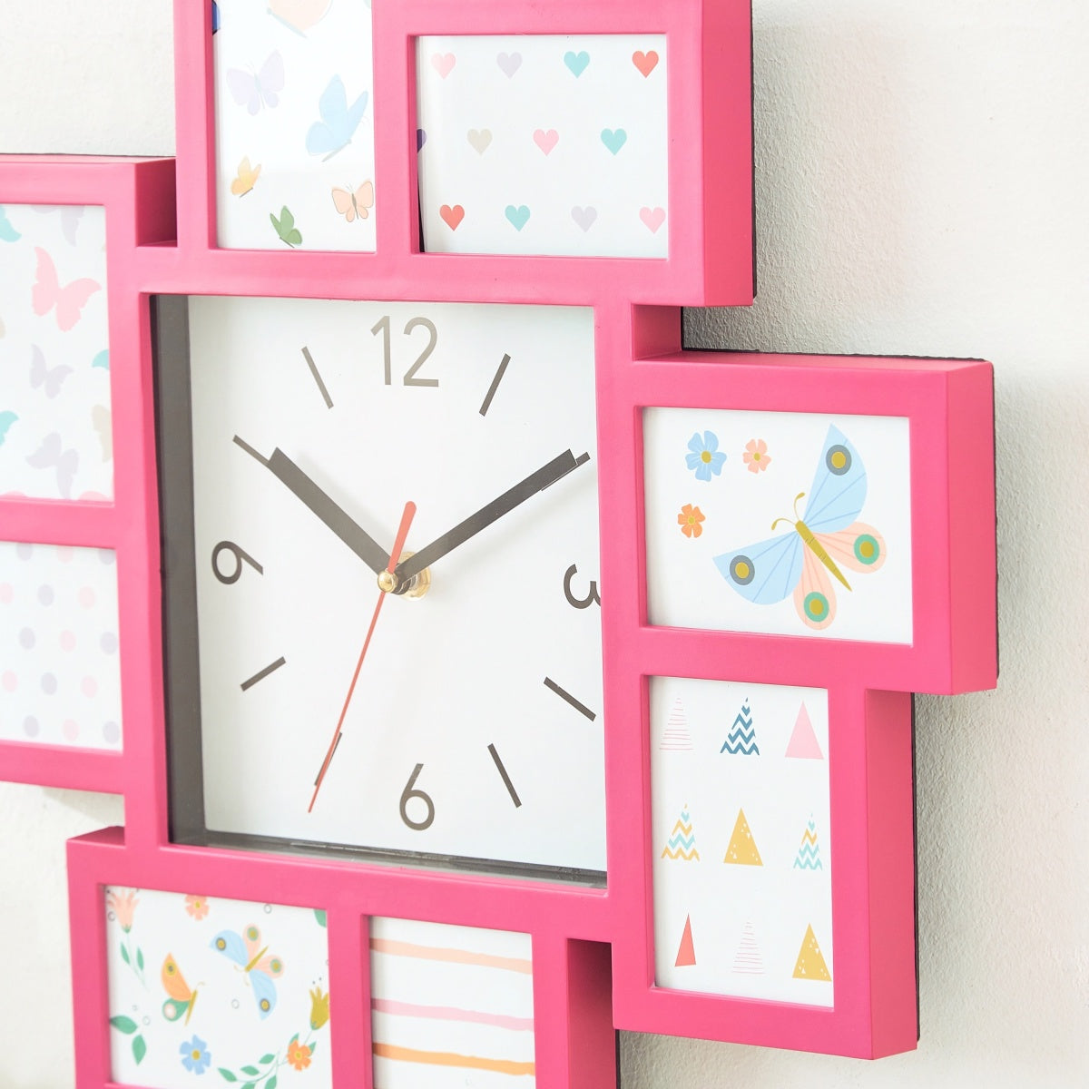 Era Wall Clock with Photo Frame