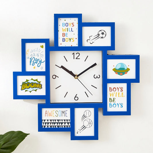 Era Wall Clock with Photo Frame