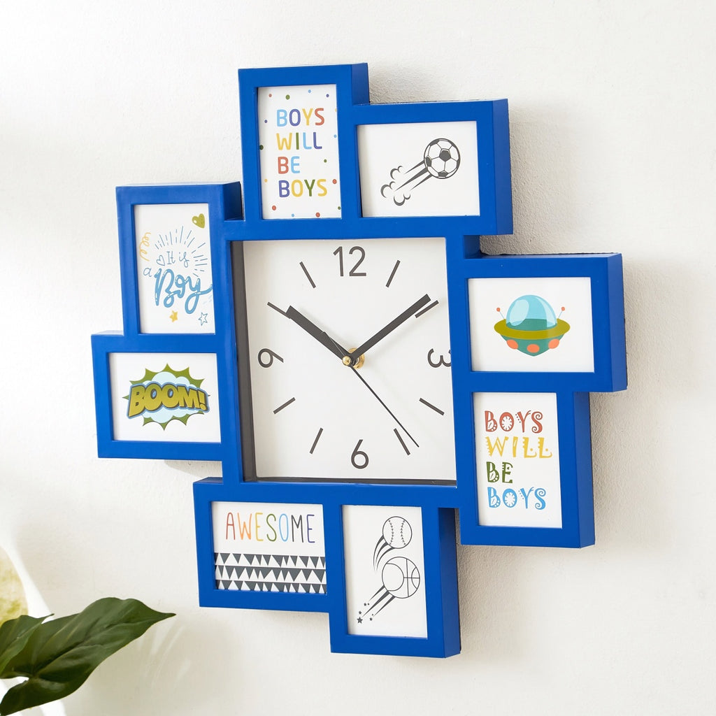 Era Wall Clock with Photo Frame