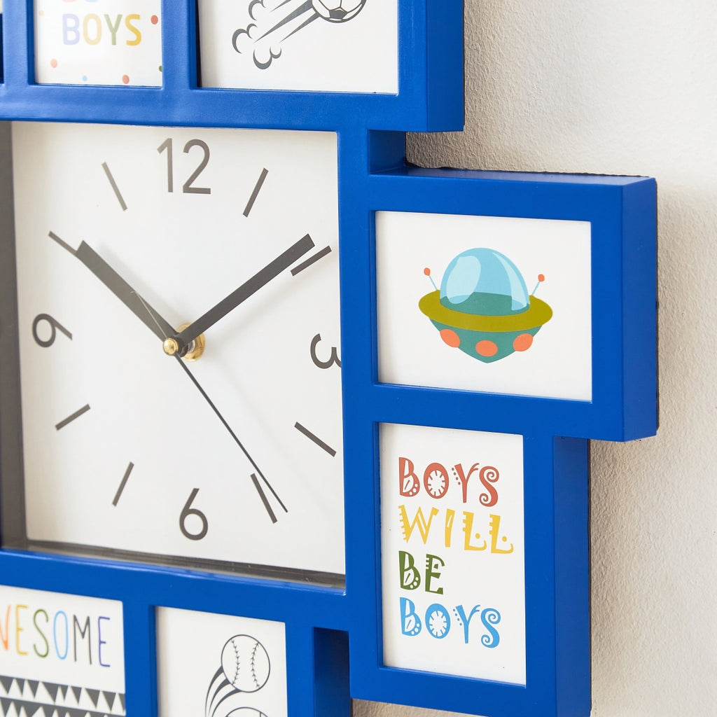 Era Wall Clock with Photo Frame