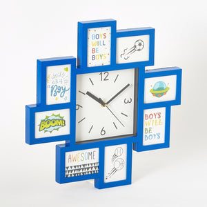 Era Wall Clock with Photo Frame