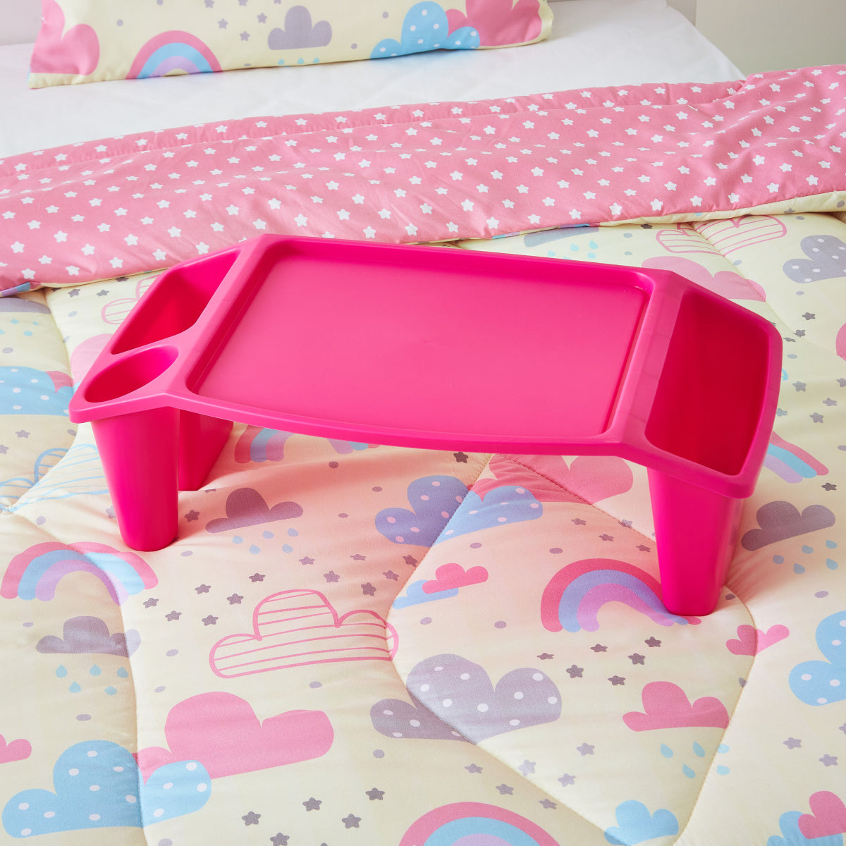 Vega Breakfast and Laptop Table Tray - tray for kids - pink laptop tray + bed tray makes your kids into more available for the best products we have at our store