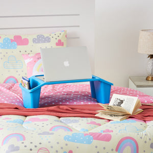 Vega Breakfast and Laptop Table Tray - tray for kids -blue laptop tray available at homesop.com , best online shopping store for your kids 