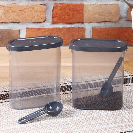 Elite 2-Piece Kitchen Container Set with Spoon