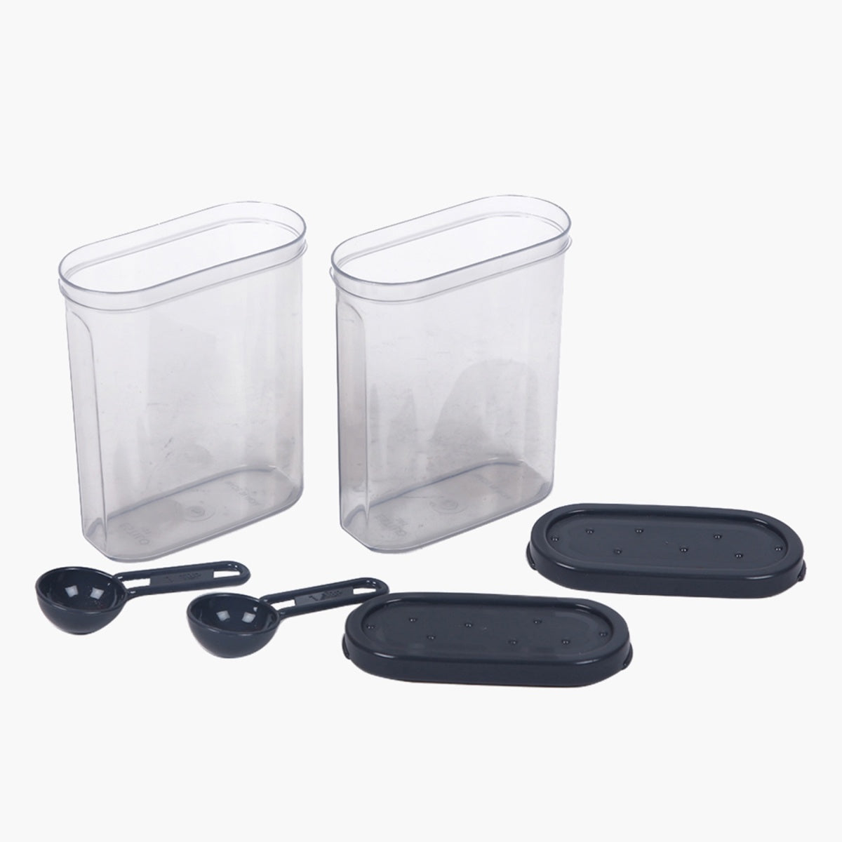 Elite 2-Piece Kitchen Container Set with Spoon