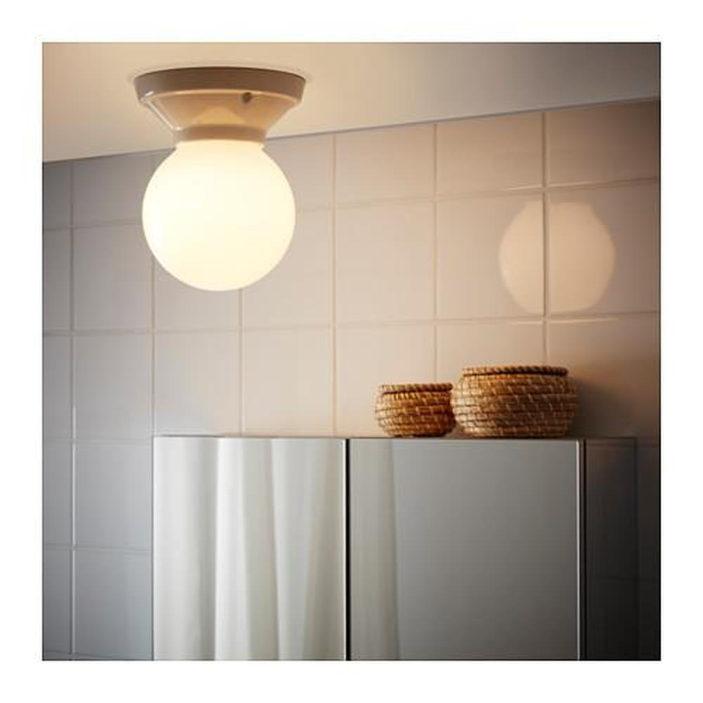 VITEMÖLLA chandelier / sconce stoneware / glasslight