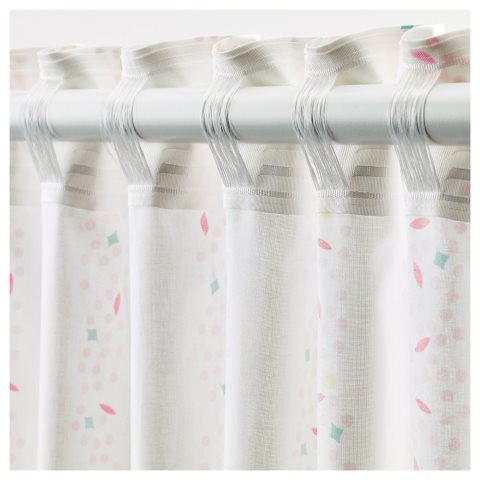 LATTJO curtains with grip, 1 pair