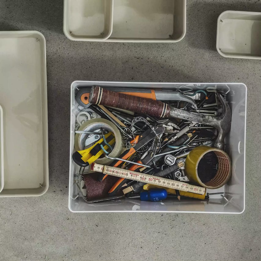 NOJIG Organiser, plastic/beige