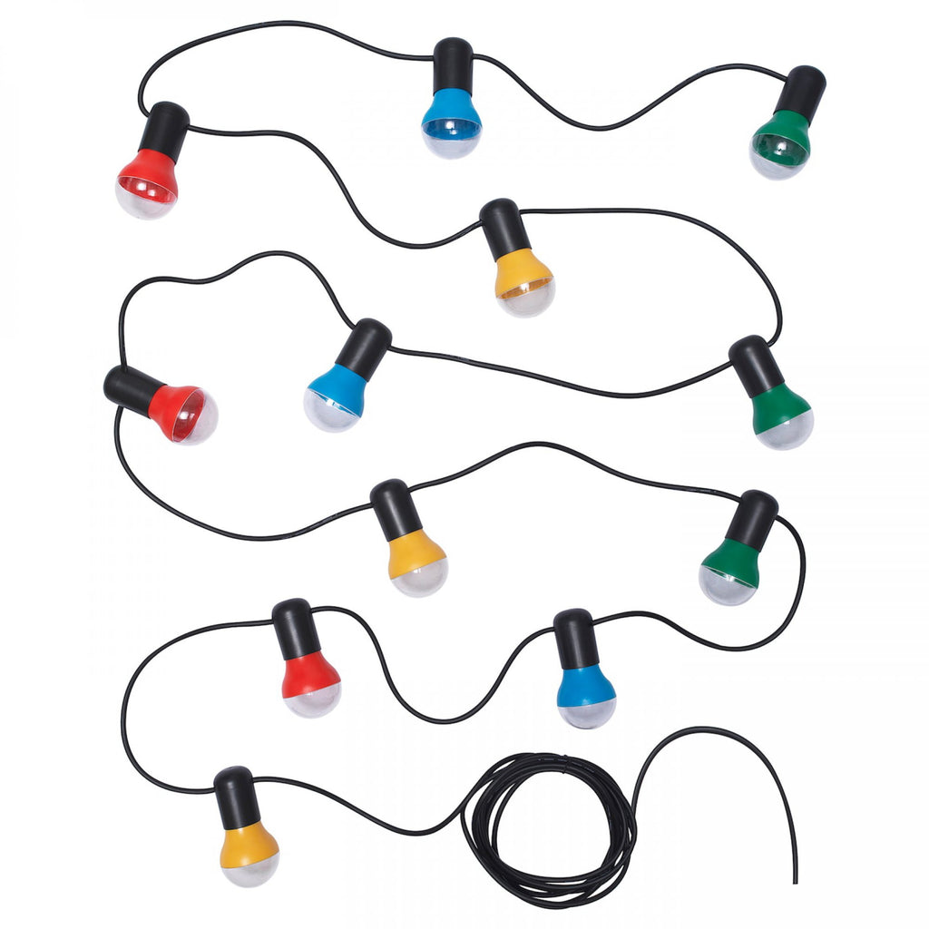 LED lighting chain with 12 bulbs